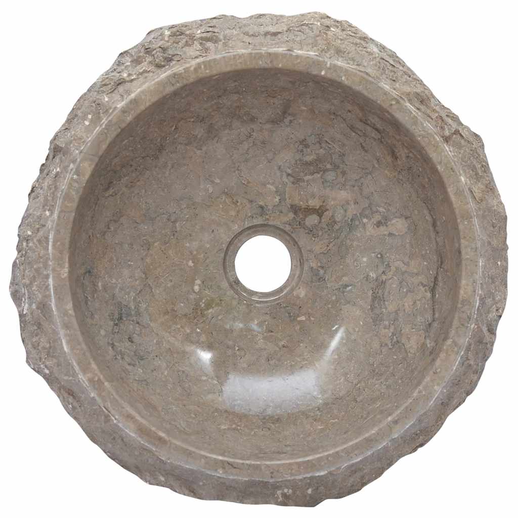 Lavabo gris mármol Ø40x12 cm