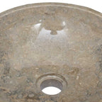 Lavabo gris mármol Ø40x12 cm
