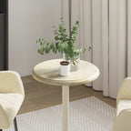 Tablero para mesa mármol color crema Ø40x2,5 cm