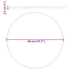 Tablero para mesa mármol color crema Ø40x2,5 cm