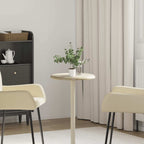 Tablero para mesa mármol color crema Ø40x2,5 cm