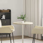 Tablero para mesa mármol color crema Ø40x2,5 cm