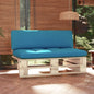 Central pallet sofa for garden, impregnated pine wood