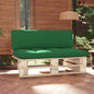 Central pallet sofa for garden, impregnated pine wood