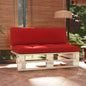 Central pallet sofa for garden, impregnated pine wood
