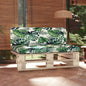 Central pallet sofa for garden, impregnated pine wood