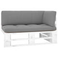 Sofá de esquina de palets de jardín madera de pino impregnada