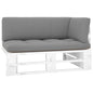 Impregnated pine wood garden pallet corner sofa