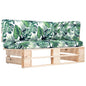 Impregnated pine wood garden pallet corner sofa