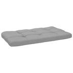 Sofá de palets 2 plazas cojines gris madera de pino impregnada