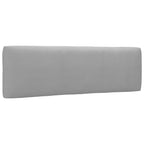 Sofá de palets 2 plazas cojines gris madera de pino impregnada