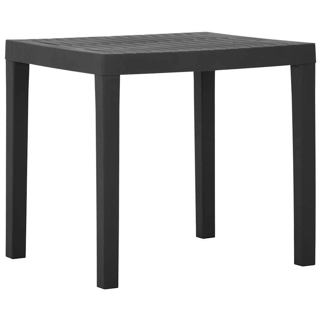 Mesa de jardín 126x76x72 cm plástico verde