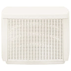 Mesa de jardín plástico blanco 53x53x40 cm