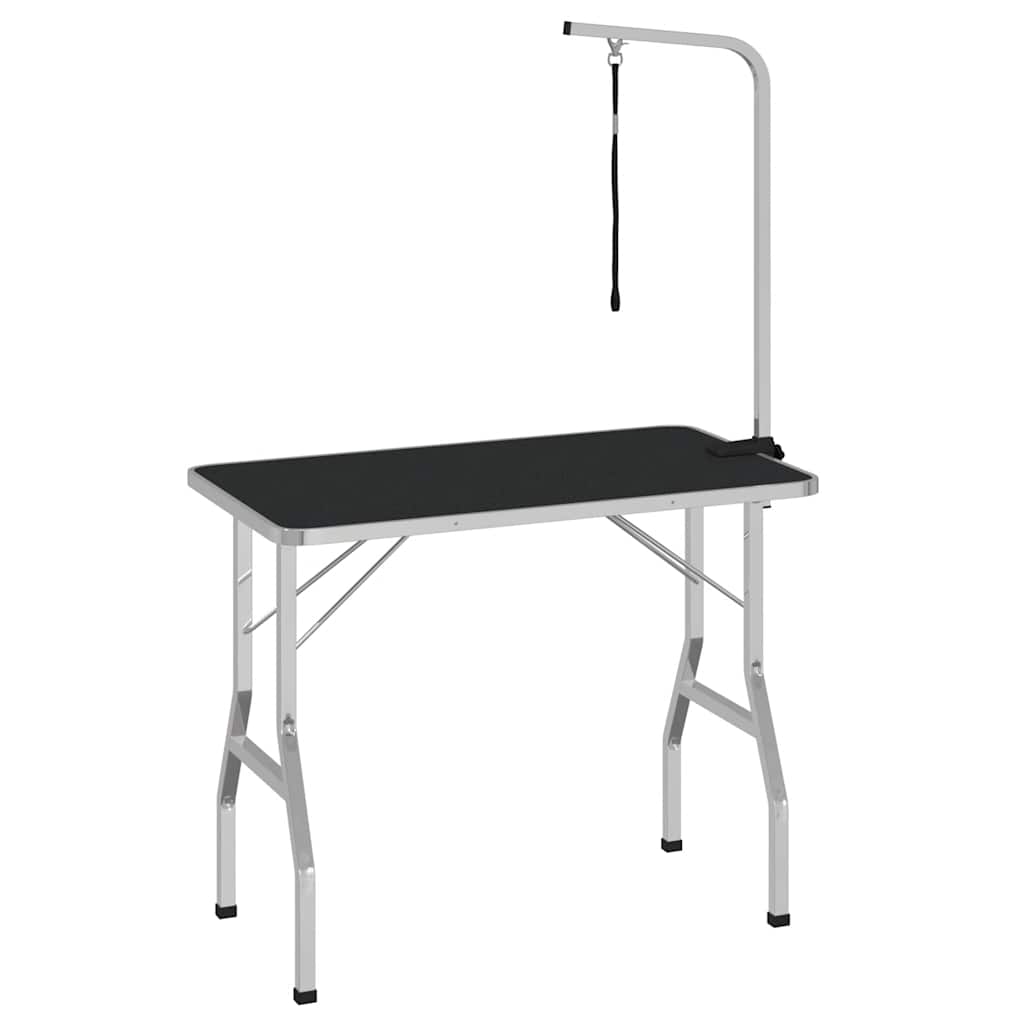 Mesa de aseo ajustable para perros con 1 lazo