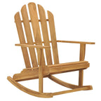 Mecedora Adirondack de madera de teca maciza