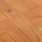 Superficie de mesa redonda madera maciza de teca 2,5 cm 40 cm