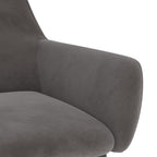 Sillas de comedor 4 unidades terciopelo gris oscuro