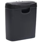 6-sheet strip-cut paper shredder, black