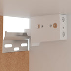 Conjunto de armarios de cocina "Lyon" de 11 piezas de madera de ingeniería blanca