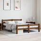 Cama sin colchón madera maciza de pino blanca 180x200 cm