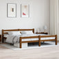 Cama sin colchón madera maciza de pino blanca 180x200 cm