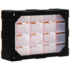 Organizador multicajones con 16 cajones medianos 52x16x37 cm