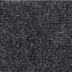 Felpudos autoadhesivos para escaleras, 5 unidades, gris oscuro, semicirculares, 56 x 17 x 3 cm