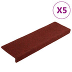Alfombrillas para escaleras 10 unidades 56x17x3 cm Azul Semicircular