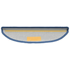 Alfombrillas para escaleras 10 unidades 56x17x3 cm Azul Semicircular