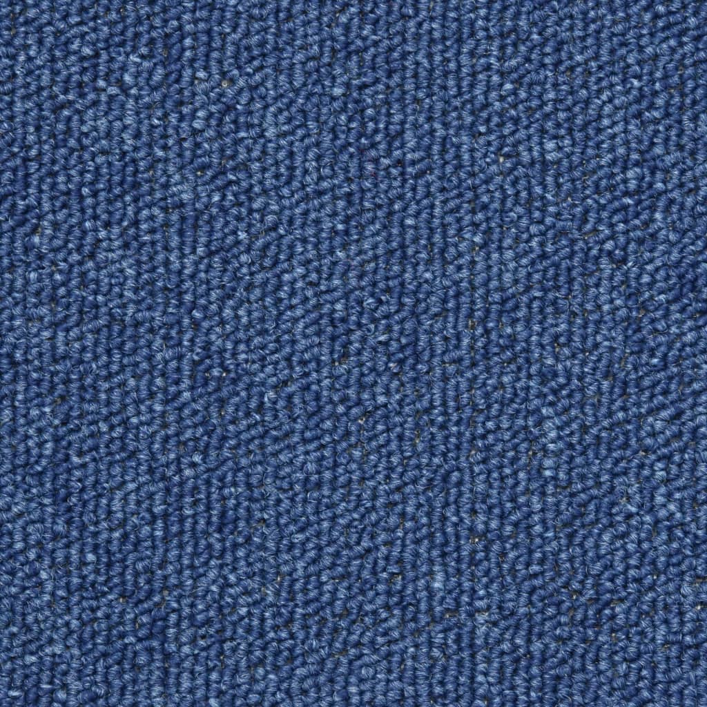 Alfombrillas para escaleras 10 unidades 56x17x3 cm Azul Semicircular