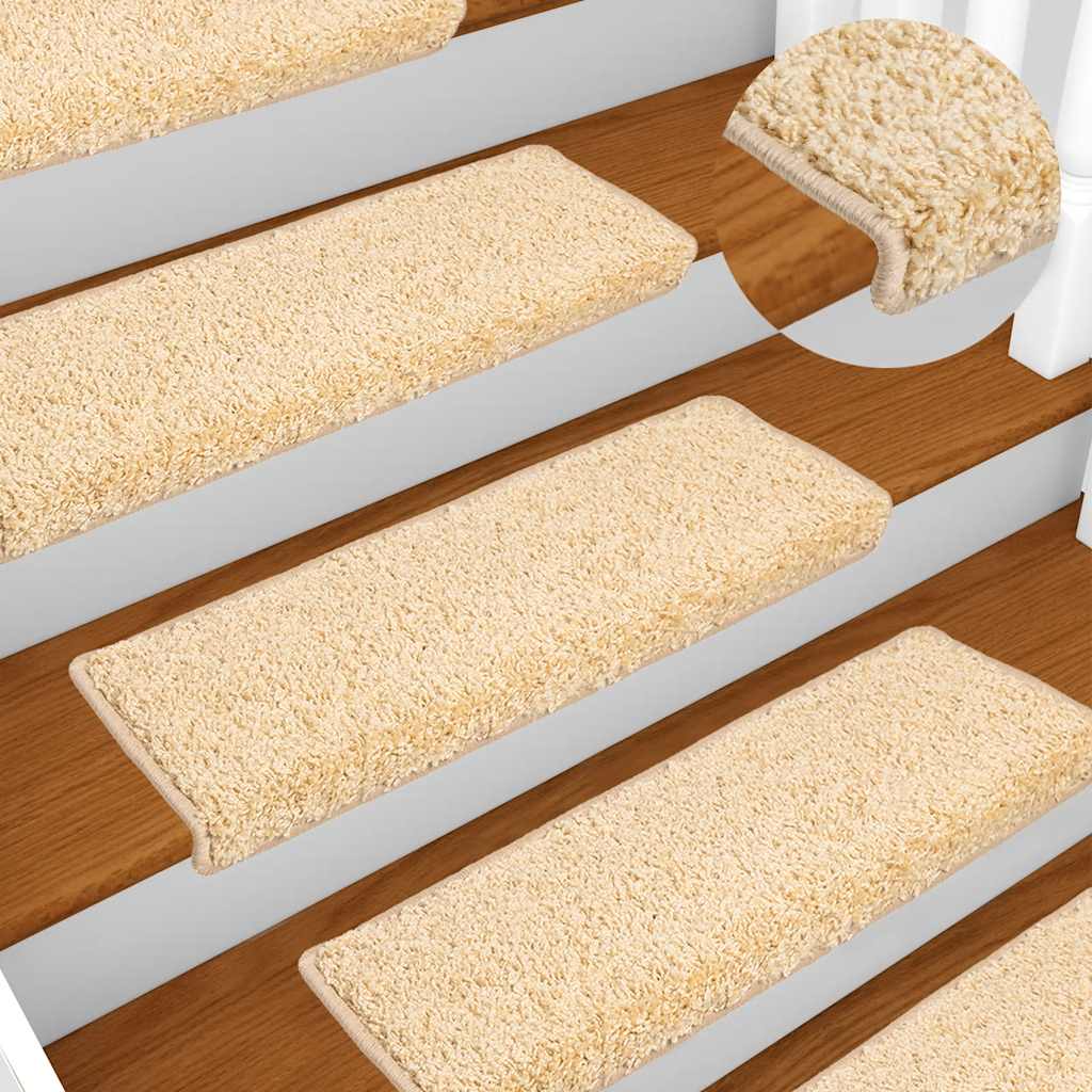 Alfombrilla autoadhesiva de escalera 10 uds antracita 56x17x3cm