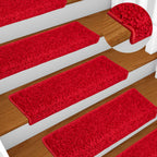 Alfombrilla autoadhesiva de escalera 10 uds antracita 56x17x3cm