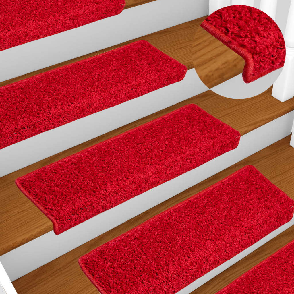 Alfombrilla autoadhesiva de escalera 10 uds antracita 56x17x3cm