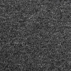 Alfombra de pasillo gris antracita 50x100 cm