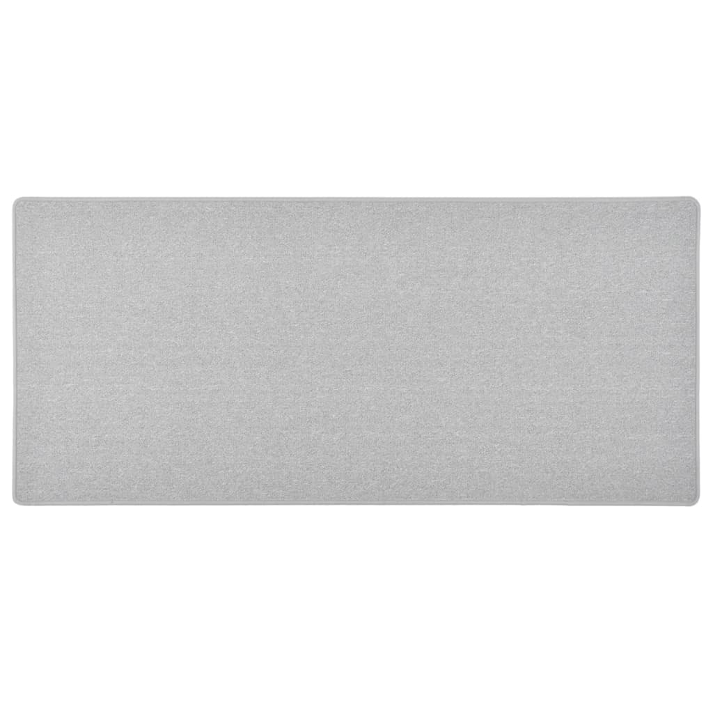 Alfombra de pasillo gris antracita 50x100 cm