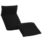 Tumbona plegable con respaldo ajustable gris