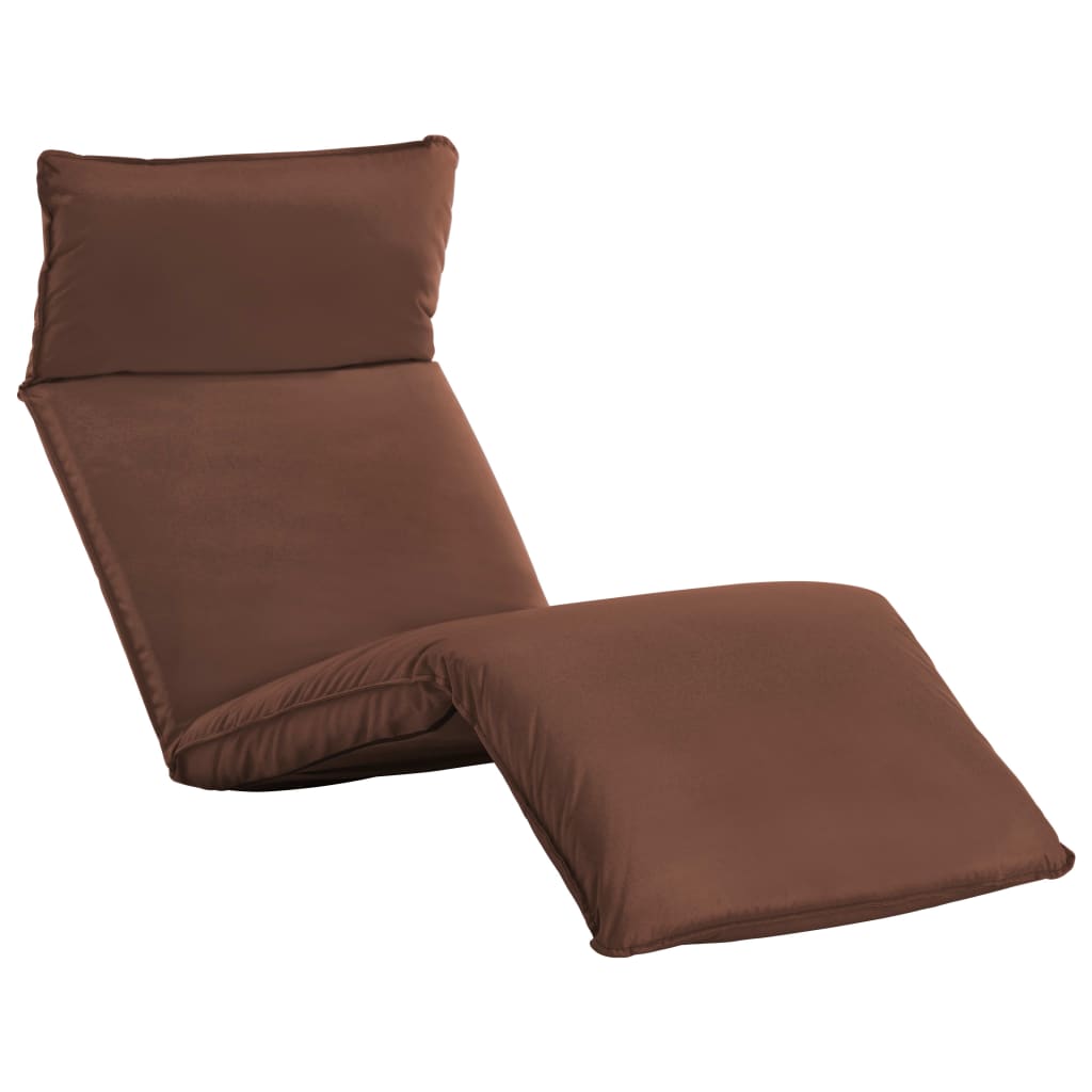 Tumbona plegable con respaldo ajustable gris