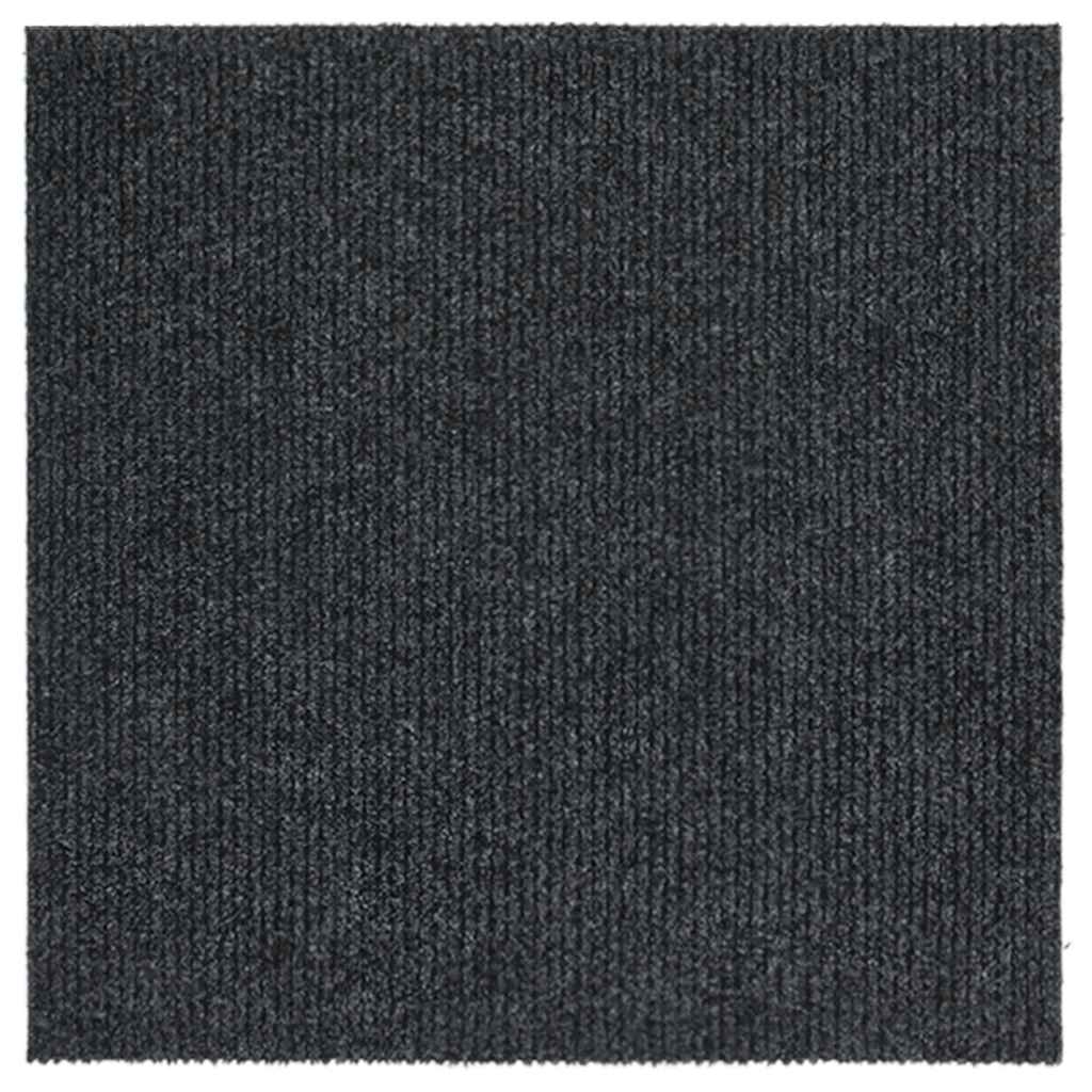 Alfombra de pasillo atrapa suciedad 100x100 cm gris antracita