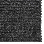 Alfombra de pasillo atrapa suciedad 100x100 cm gris antracita