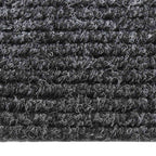 Alfombra de pasillo atrapa suciedad 100x100 cm gris antracita