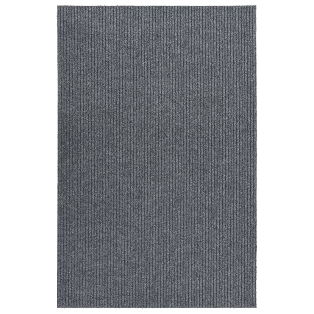 Alfombra de pasillo atrapa suciedad 100x100 cm gris antracita