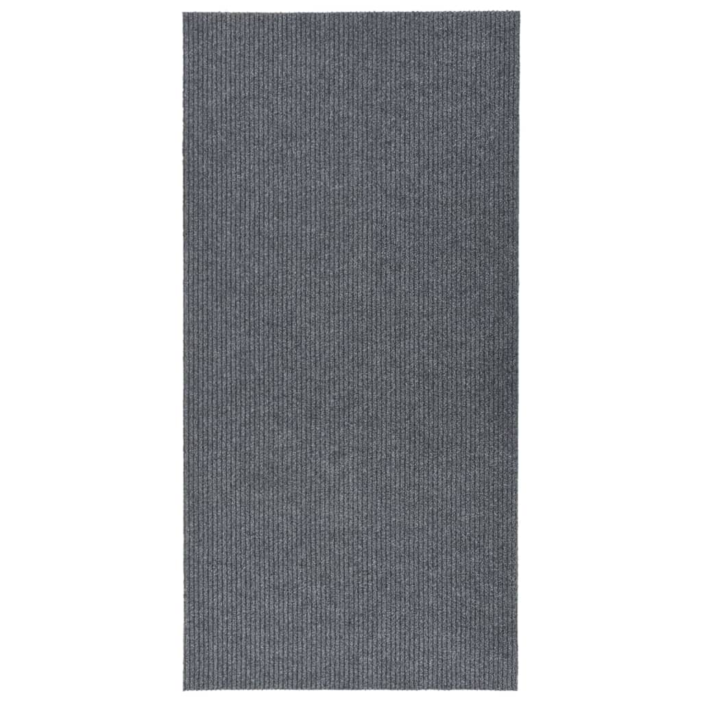 Alfombra de pasillo atrapa suciedad 100x100 cm gris antracita