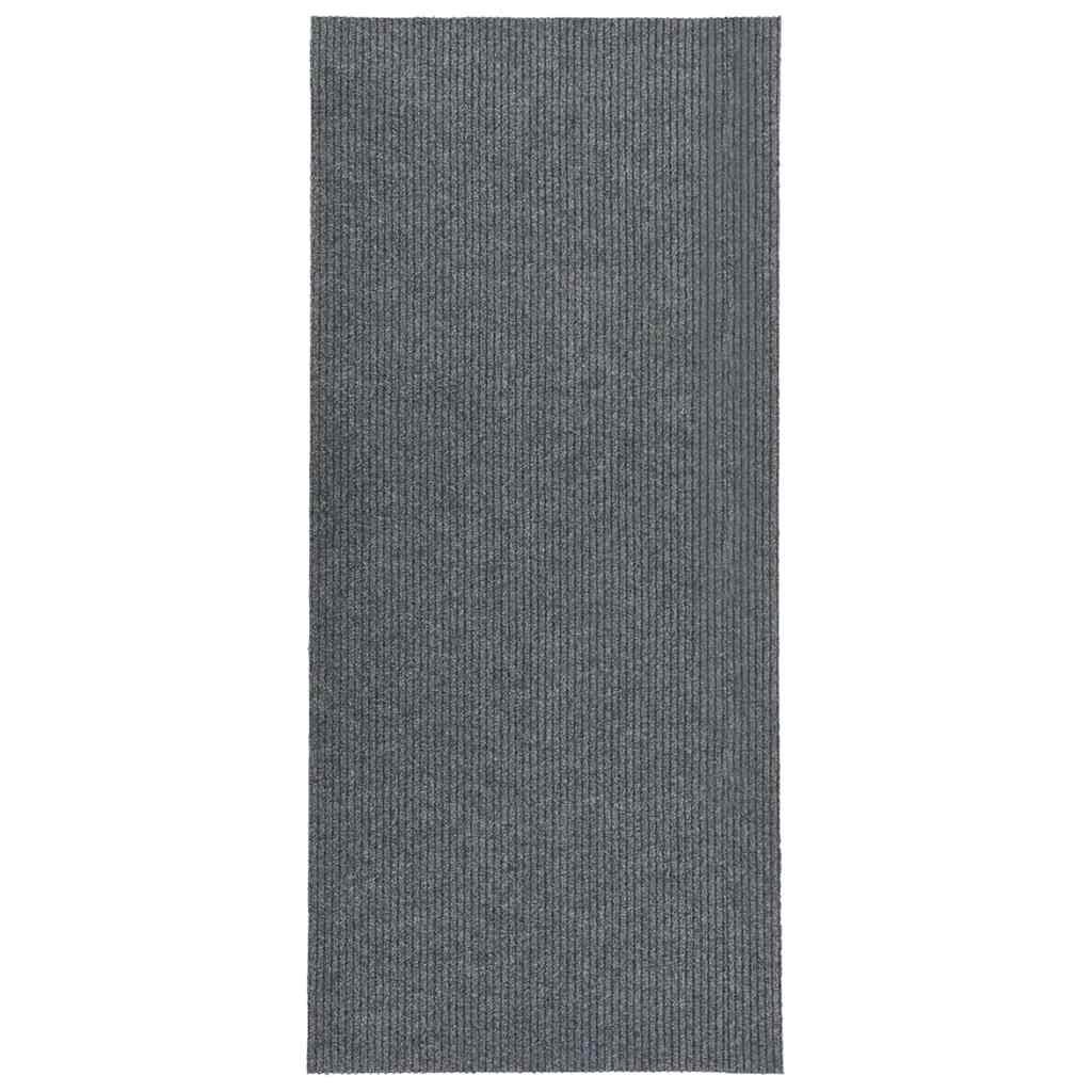 Alfombra de pasillo atrapa suciedad 100x100 cm gris antracita