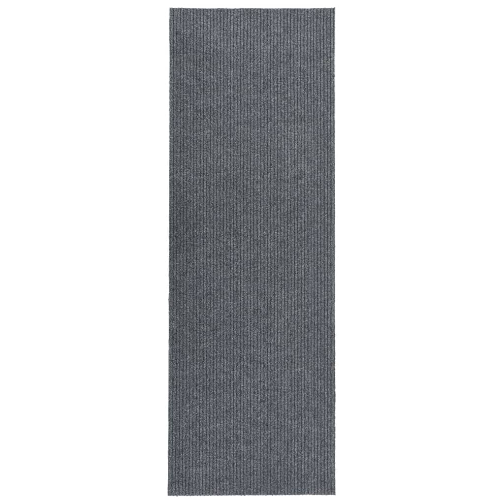 Alfombra de pasillo atrapa suciedad 100x100 cm gris antracita