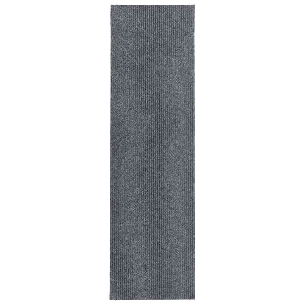 Alfombra de pasillo atrapa suciedad 100x100 cm gris antracita