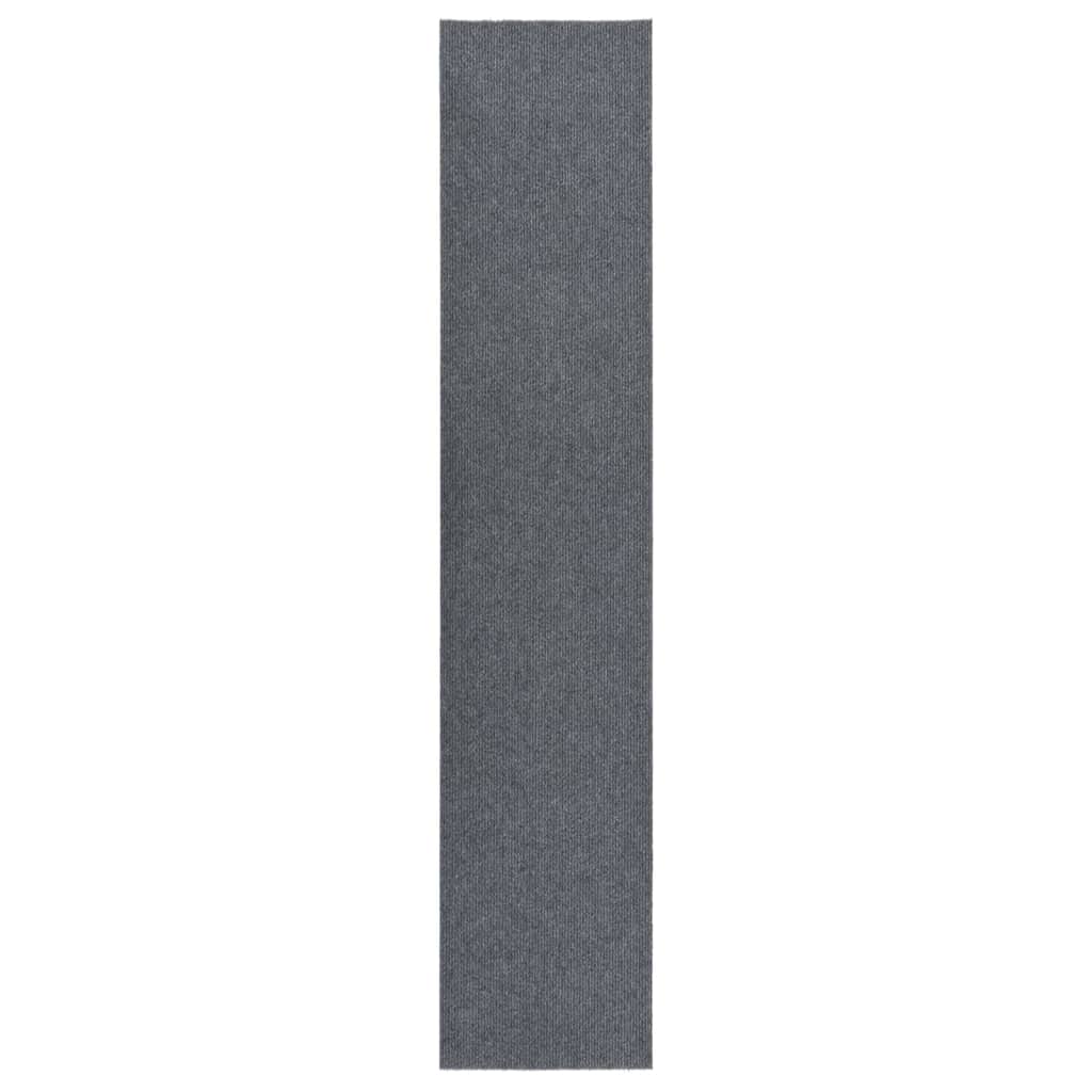 Alfombra de pasillo atrapa suciedad 100x100 cm gris antracita
