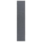 Alfombra de pasillo atrapa suciedad 100x100 cm gris antracita