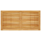 Juego de comedor de jardín 5 piezas negro