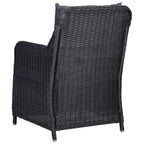 3067729 5 Piece Garden Dining Set Black (147875+2x46548)
