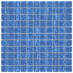 Azulejo Mosaico 11 pcs Azul 50 x 50 cm Cristal